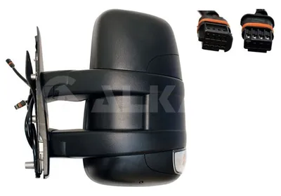 Produktbild von ALKAR 9231249 Außenspiegel Seitenspiegel Links für IVECO DAILY IV Kasten/Kombi Beheizt Konvex Elektrisch