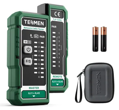 Productafbeelding van Netwerkkabeltester voor RJ11 en RJ45 met QC-testfunctie