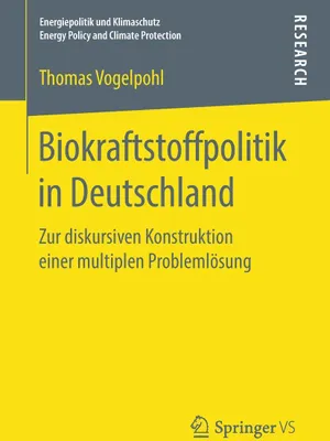 Produktbild von Biokraftstoffpolitik in Deutschland