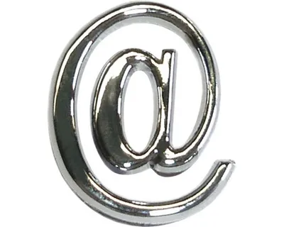 Produktbild von Hermann Schütz 3D-Relief-Chrome-Sonderzeichen @ 25x25mm