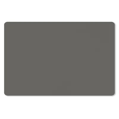 Produktbild von MuchoWow® Schreibtischunterlage Grau - Farben - Einfarbig 60x40 cm - XXL Mauspad - Großes Mauspad