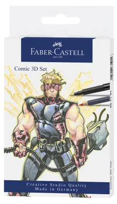 Obrázek produktu pro Faber-Castell 267191 FABER-CASTELL inkoustové pero PITT umělecké pero, balení 11 komiksových per