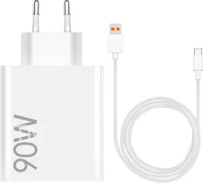 Immagine prodotto di TELEFONMAX 90W per Xiaomi TURBOCHARGE caricatore veloce adattatore di alimentazione + cavo di ricarica USB C 6A