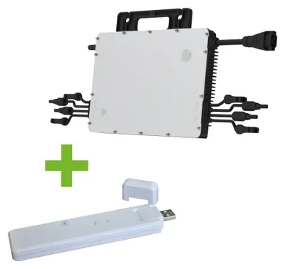 Produktbild von Hoymiles HMS-1800-4T Mikrowechselrichter 1-phasig mit DTU-Lite-S