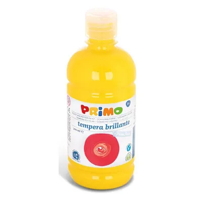Produktbild von Primo 202BR500201 Tempera-Farbe 500 ml Flasche Gelb