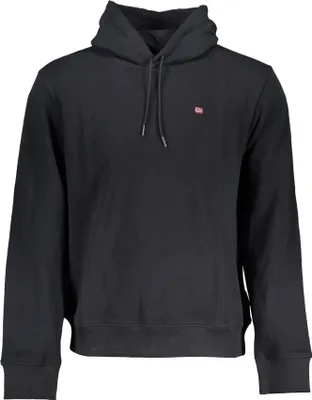 Produktbild von Herren Sweatshirt mit Reißverschluss - Schwarz, Kapuze & Stickerei