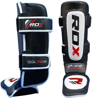 Produktbild von RDX Schienbeinschoner "Leather Shin Instep", Größe L