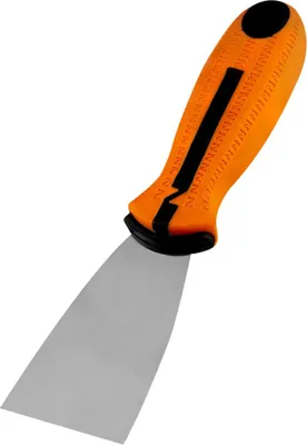 Zdjęcie produktu dla NEO TOOLS Szpachla malarska 50 mm, stal nierdzewna, dwukomponentowy uchwyt