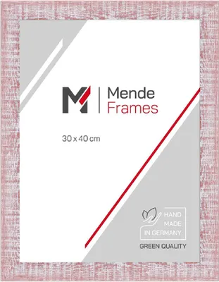 Produktbild von MendeFrames Bilderrahmen H720 Landhaus-Stil 40x40 cm apricot Antireflexglas
