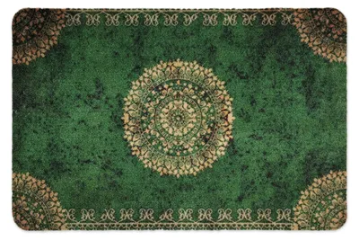 Fußmatte Orient Grün 40x60 cm – Anti-Rutsch, waschbar