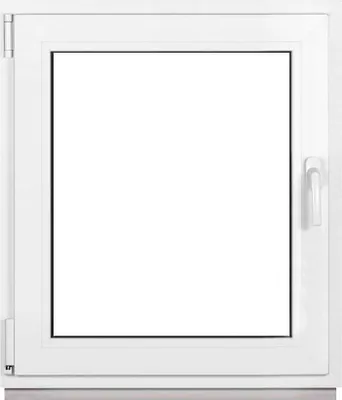 Obrázok produktu pre Framex okná do pivnice plastové okná biele Šírka x výška 75 x 90 cm (750 x 900 mm) dvojité (32 mm) otočné/sklopné DIN ľavé - Premium - všetky veľkosti