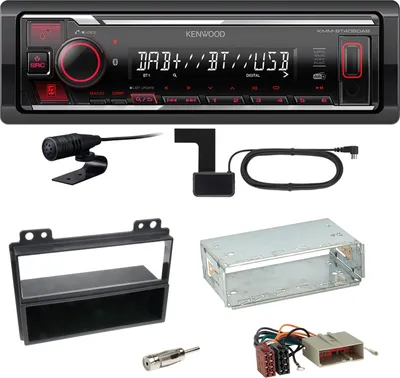Produktbild von Kenwood KMM-BT408DAB Bluetooth USB Digitalradio Einbauset für Ford Fiesta Fusion