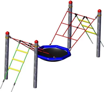 Produktbild von Huck Seilspielgeräte Abenteuer-Wabennest