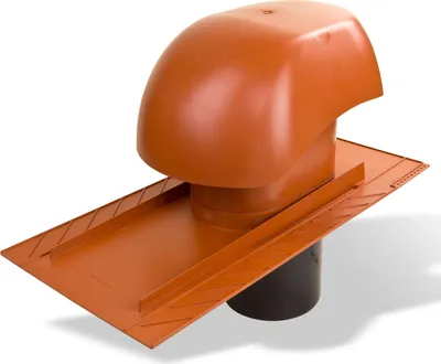 Produktbild von Klöber Venduct Lüfter-Set DN160 rot Schiefer Biber Abluft