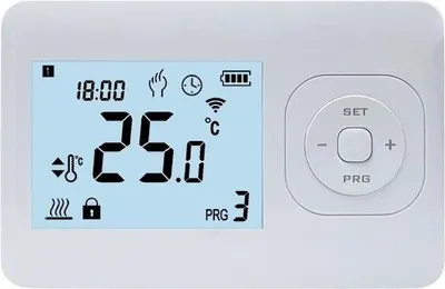 Image de Thermostat - Blanc -radio et montage facile
