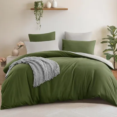 Immagine prodotto di Copertura per rete letto 200x200, color verde oliva/beige