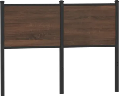 Produktbild von Ersatz-Kopfteil Braun Eichen-Optik 120 cm Holzwerkstoff und Stahl