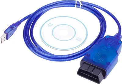 Obrázek produktu pro Pro Opel Tech 2 USB Diagnostický OBDII Nástroj EOBD kabel (modrý)