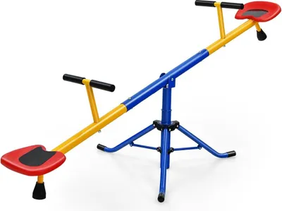 Produktbild von Kinderwippe Schaukel - Metall, 2 Sitze, 182 cm