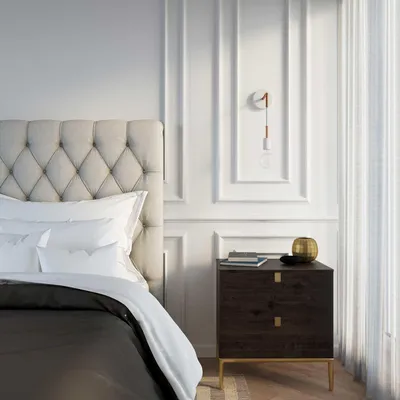 Immagine prodotto di Fermaluce Metal, lampada a muro con estensione curva, cavo tessile e finiture in metallo