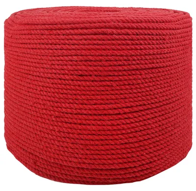 Obrázok produktu pre Červená bavlnená šnúra, 0,6 x 5000 cm, určená na dekoráciu a remeselné práce