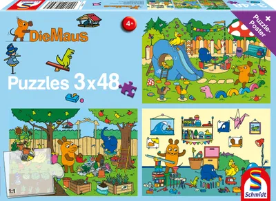 Produktbild von Die Maus: Ein Tag mit der Maus, Puzzle