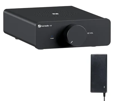 Obrázok produktu pre Stereofónny zosilňovač Mini – 300 W x 2, trieda D, digitálny zosilňovač – kompaktný dizajn – vhodný pre počítače a domáce kiná