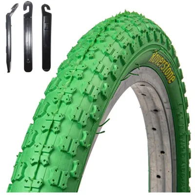 Produktbild von 1 x Roverstone Fahrradreifen 20 x 2,125 (54-406) Grün inkl. Reifenheber