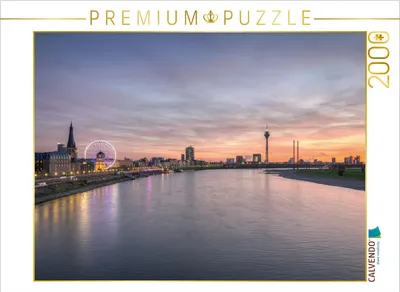 Produktbild von CALVENDO Puzzle Düsseldorf Skyline 2000 Teile Puzzle quer | 2000 Teile Lege-Größe 90x67cm Foto-Puzzle für glückliche Stunden