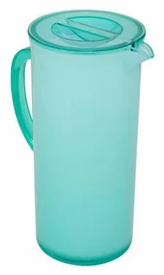 Zdjęcie produktu dla DZBANEK PLASTIKOWY miętowy z polistyrenu 18 x 11,6 x 25 cm
