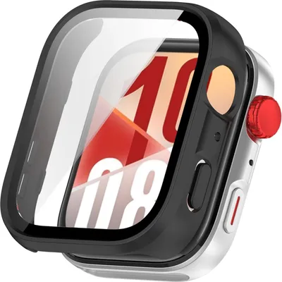 Obrázek produktu pro Pro Huawei Watch Fit 4 Plastové pouzdro na hodinky + tvrzené sklo 9H Black