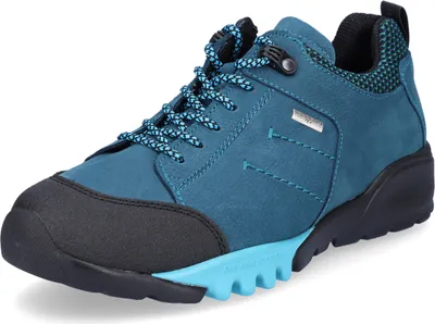 Zdjęcie produktu dla Lugina Sneaker - Niebieska gładka skóra Rozmiar: 38 Normal