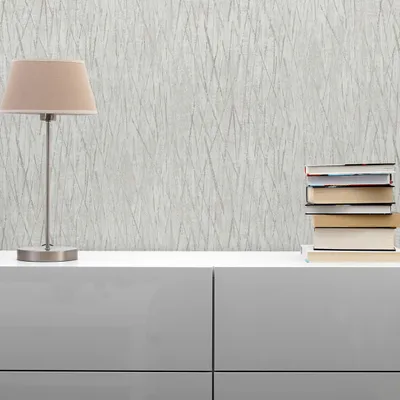 Produktbild von TADESSI Tapete Grafik Meo M1-No.1717 Vliestapete Metallic Grau Struktur Modern Wohnzimmer Schlafzimmer Küche