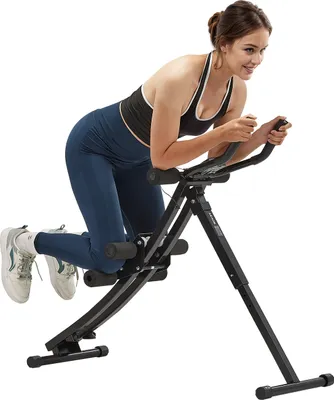 Produktbild von VEVOR Bauchmuskeltrainingsgerät Bauchtrainer AB-Maschine für Fitnessstudio, Bauchtrainer 200 kg Gewichtskapazität, Bauchmuskeltrainer Krafttraining, klappbares verstellbares Fitnessgerät Schwarz