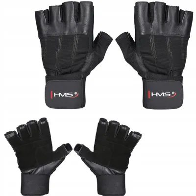 Produktbild von HMS RST04 Trainingshandschuhe für Hanteln Gym Gr. S