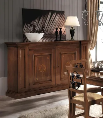 Produktbild von Kommode Schubladen Holz Kommoden Wohnzimmer Sideboard Schrank Schränke Massiv