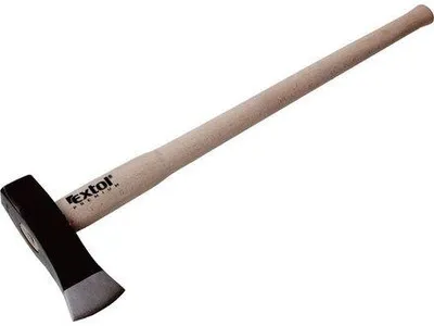 Produktbild von Extol Premium Beil (8871031) mit Qualitäts-Buchenholzstiel, 3500g, 900mm