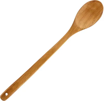 Produktbild von Holzlöffel 16,5" großer Holzlöffel mit langem Griff zum Kochen und Rühren