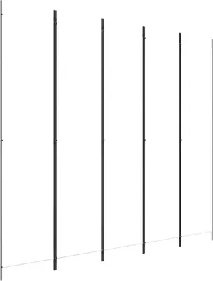 Obrázok produktu pre vidaXL 5-dielny paraván biely 250x220 cm látka