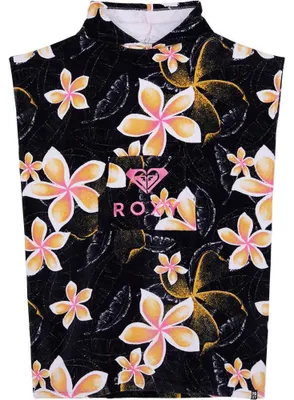 Produktbild von Roxy Stay Magical Printed Poncho Schwarz Schwarz One Size