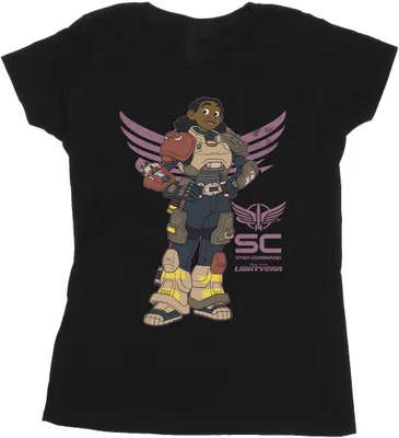 Produktbild von Disney - "Lightyear Star Command" T-Shirt für Damen BI29183 (L) (Schwarz)