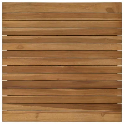 Immagine prodotto di vidaXL Piano del tavolo, 60 x 60 x 3,5 cm, quadrato, in legno di teak massello