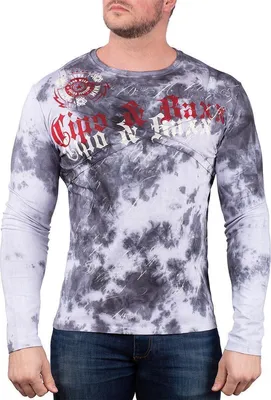 Produktbild von Cipo & Baxx Herren Longsleeve CL489 Grau XXL