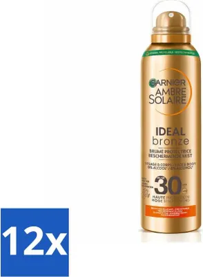 Immagine prodotto di Garnier - Ambre Solaire - Spray protettivo - Ideal Bronze - SPF 30 - 150 ml - Confezione  - 12 pezzi
