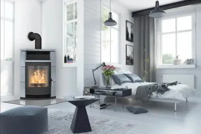 Produktbild von Kaminofen Fireplace Lyon Speckstein 8,8 kW mit Wärmefach