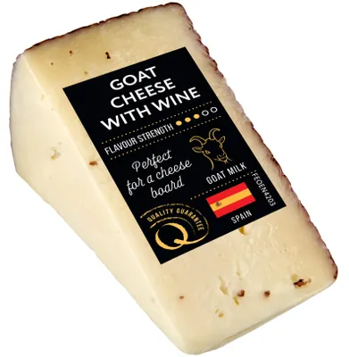 Zdjęcie produktu dla Q-CONCEPT Ser kozi Czerwone Wino 130g