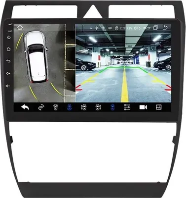 Zdjęcie produktu dla Radio samochodowe z Bluetooth i CarPlay do Audi A6 C5/RS6/S6 (1997–2004) – Kompatybilne z Apple i Android – System stereo – Nawigacja – System nawigacyjny