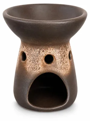 Produktbild von Original Bunzlauer Keramik Aromalampe Duftlampe Öllampe Ø8,9 cm, H=10,4cm Design ZACIEK (braun)
