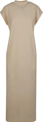Produktbild von Build Your Brand - Midikleid Überschnittene Schulter für Damen Lang RW10762 (38 DE) (Hell Sandfarben)