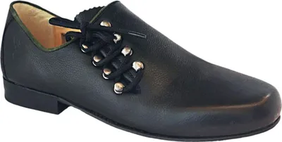 Produktbild von Trachtenschuh Haferlschuhe Hans 571-H mit Ledersohle schwarz , Schuhgröße:46